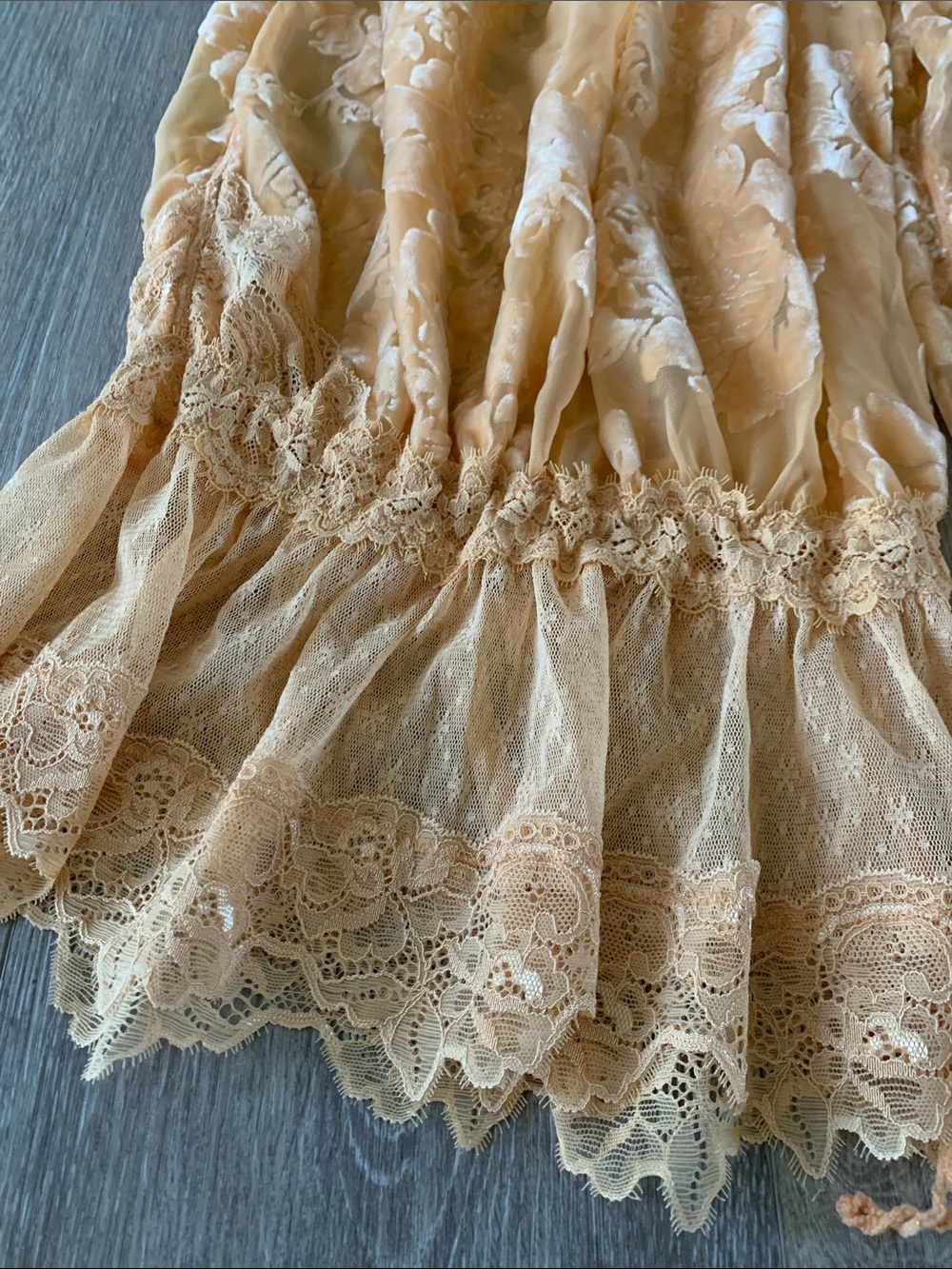 Free people Forever Young Burnout Bloomer Pants NWT Desert Mist Peach - Picture 7 of 8
